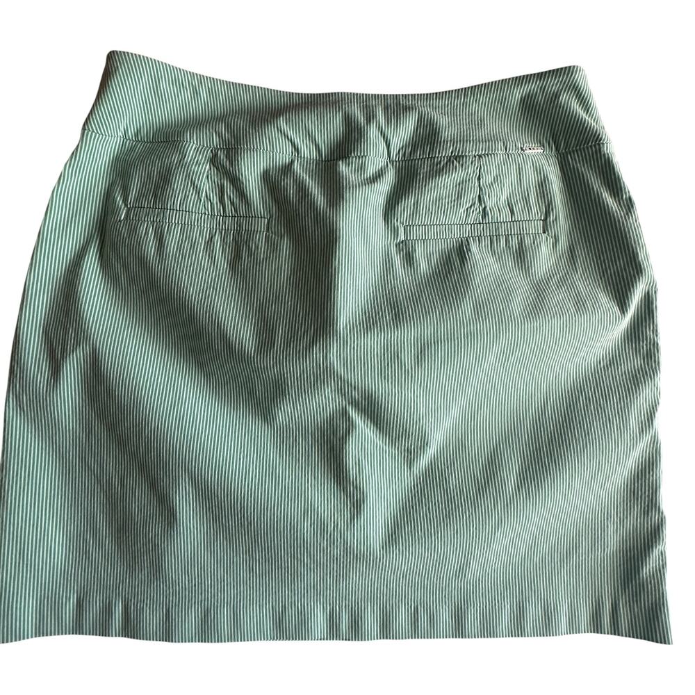 Swing Control Striped Golf Skort Womens Sz 16 Green Golf Tennis Sporty Skirt XL - Picture 5 of 10